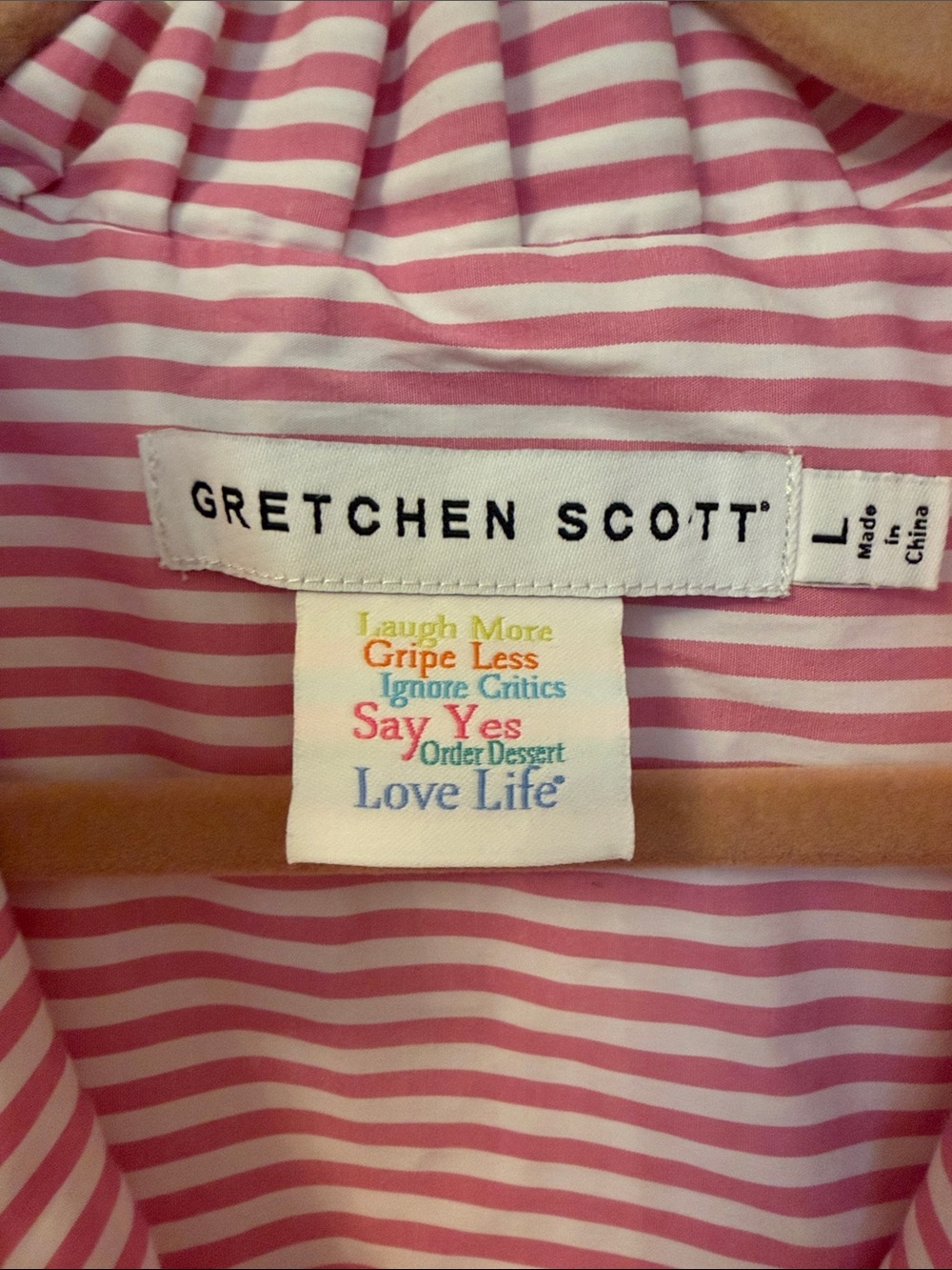 Gretchen Scott Hope Pink & White Striped Sleeveless Ruffle-Neck Dress - Picture 6 of 9
